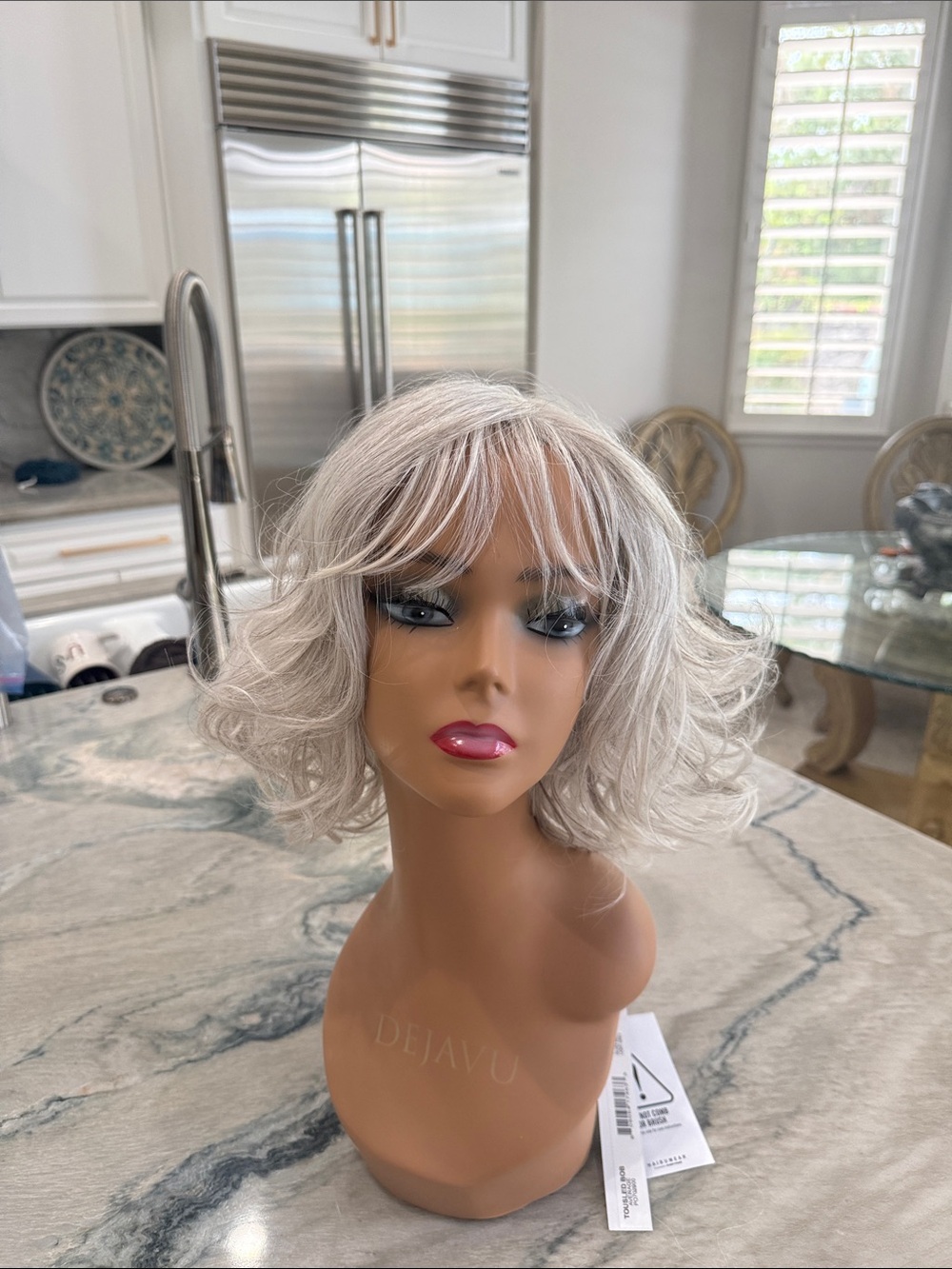 Brand New Tousled Bob! R56/60. White and Silver by Hairdo